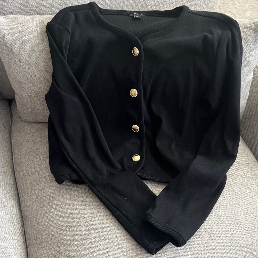 Ann Taylor Black Knit Sweater